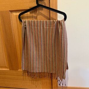 Indian Silk Blend Scarf Multicolor Skirt